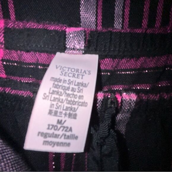 Victoria’s Secret Button Front Long Sleeve Drawstring Pajama Loungewear Pant Set - Picture 4 of 9